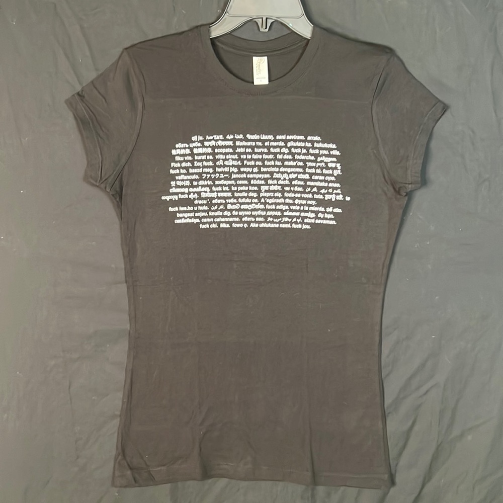 FU UNLIMITED WORLD LANGUAGES Other sizes available Women’s T-Shirts fitted Nwot